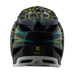 Casque D4 Carbon Noir/Violet Torched