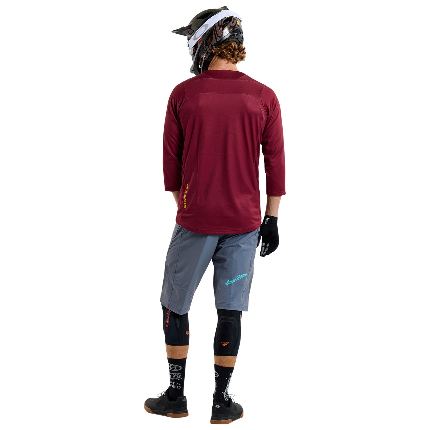 Ruckus 3/4 Jersey Spun Oxblood