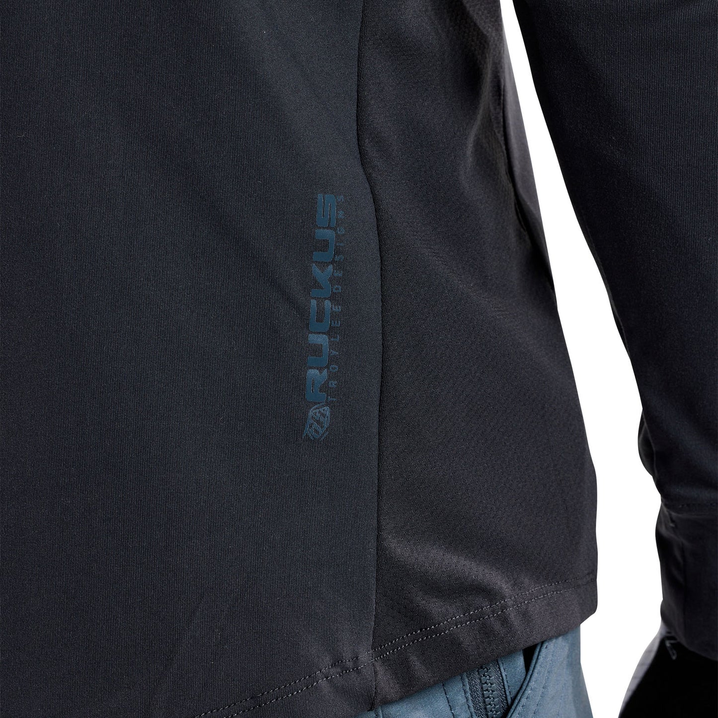 Ruckus Long Sleeve Ride Tee Burn Out Carbon