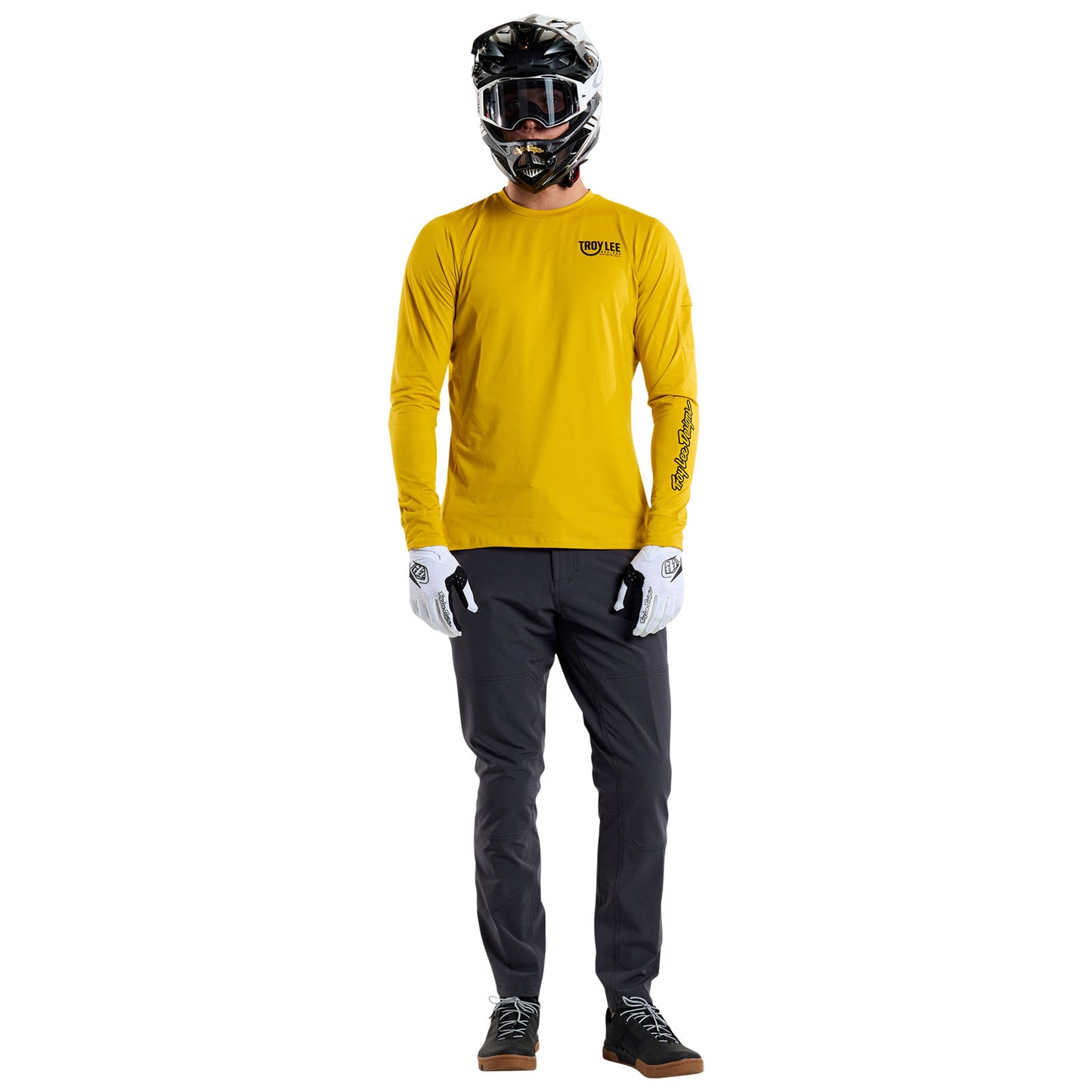 Ruckus Long Sleeve Ride Tee Eyez Safron