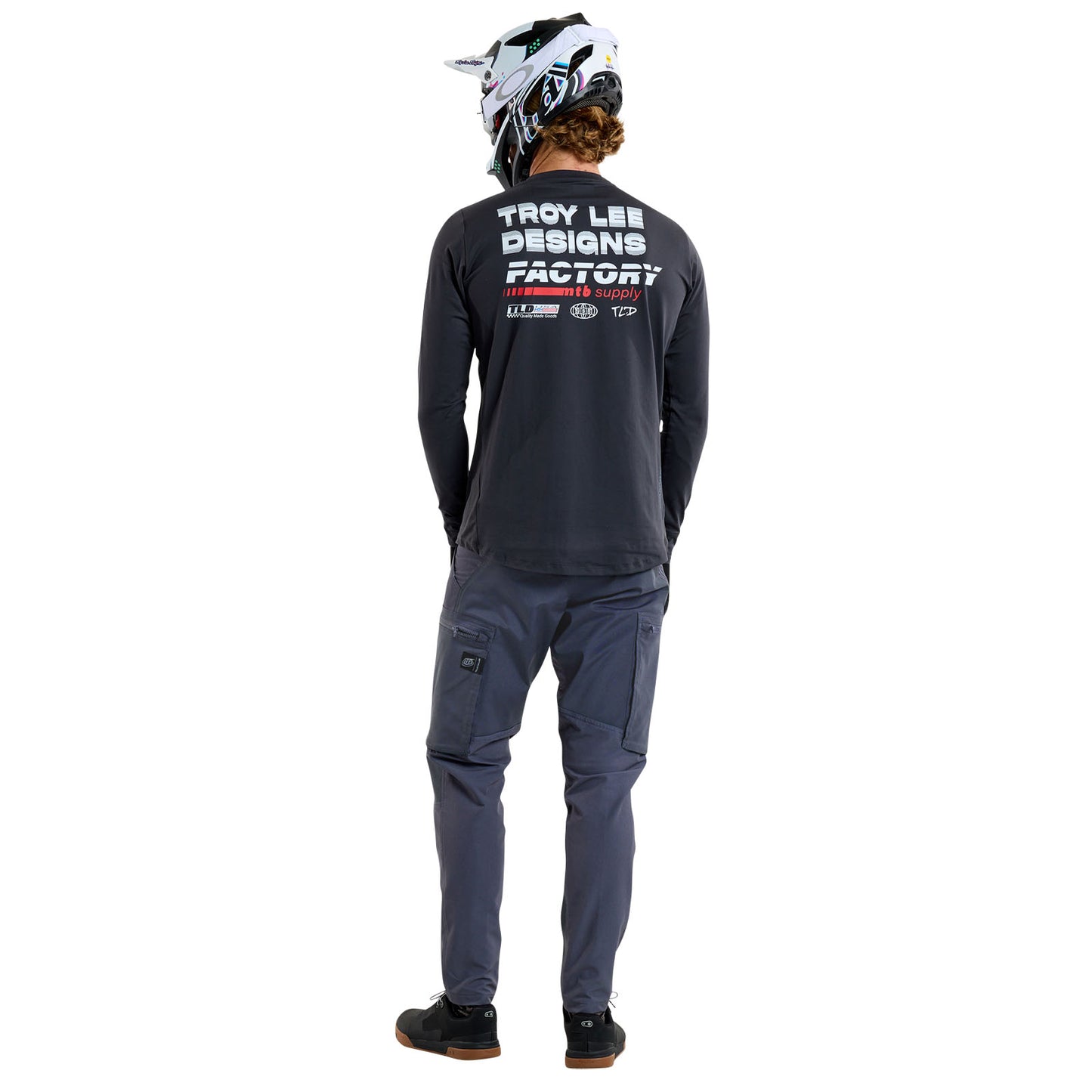 Ruckus Long Sleeve Ride Tee Factory Carbon