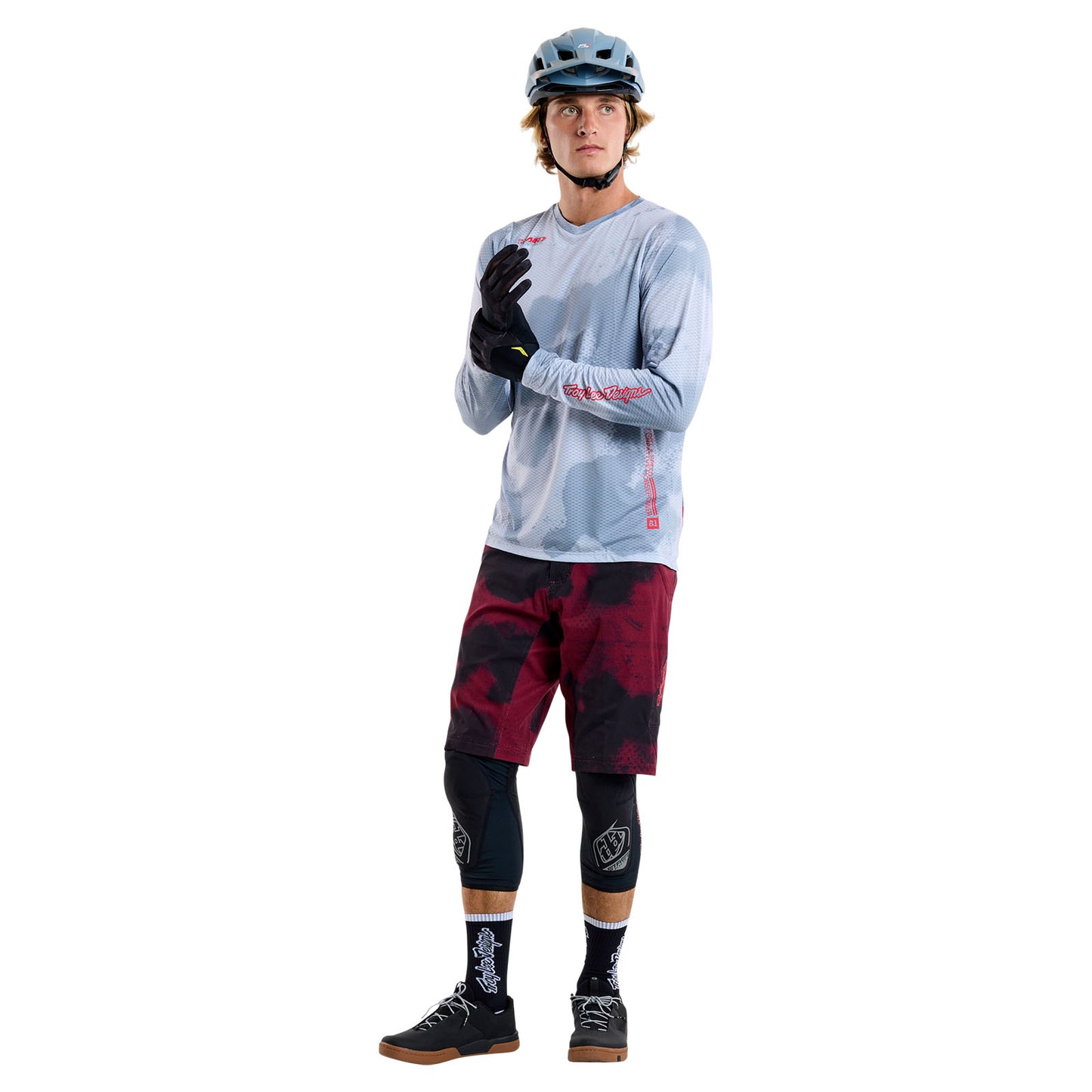 Short Skyline Air avec doublure évasée, couleur bordeaux