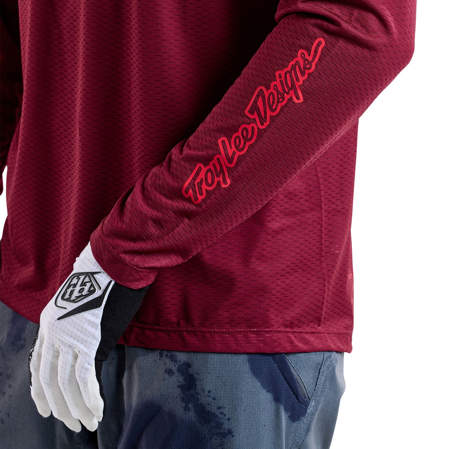 Skyline Air Long Sleeve Jersey Mono Oxblood