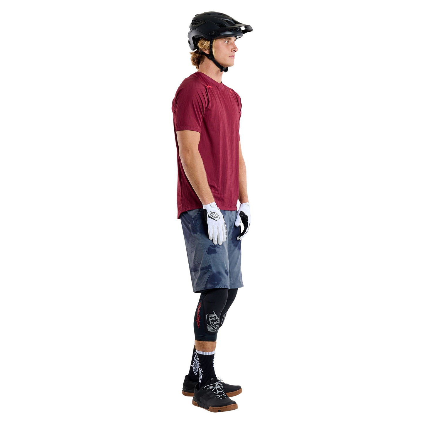 Skyline Air Short Sleeve Jersey Mono Oxblood