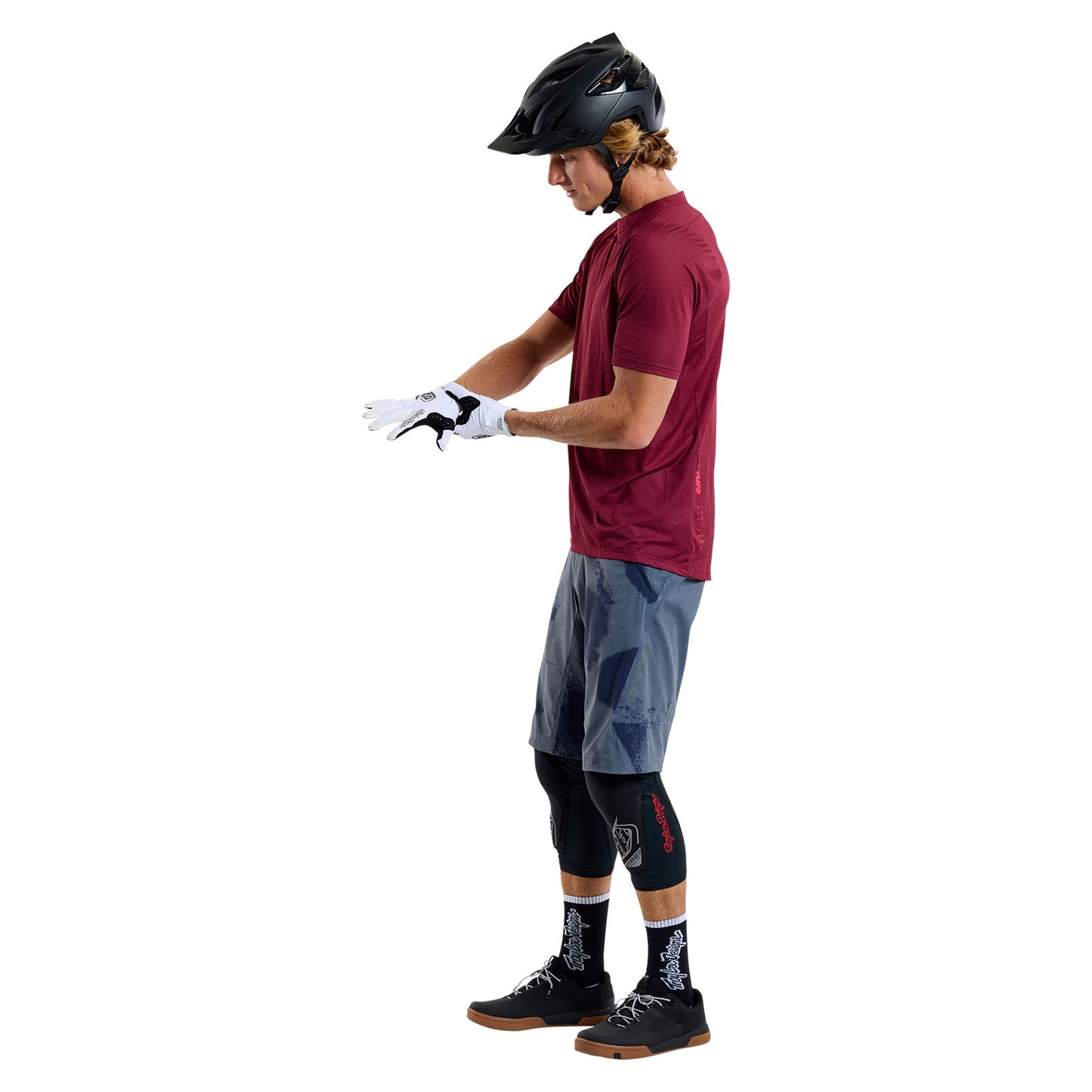 Skyline Air Short Sleeve Jersey Mono Oxblood