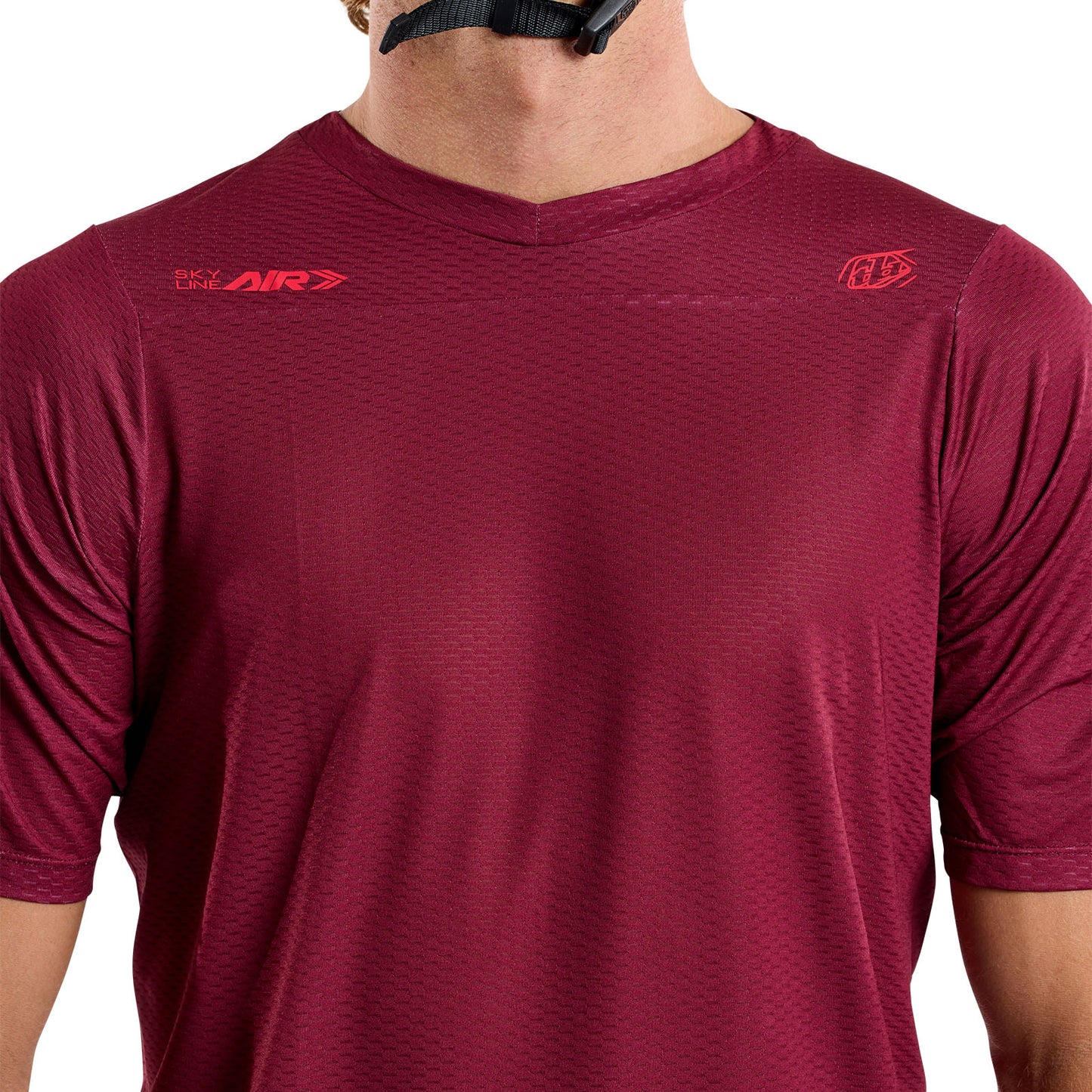 Skyline Air Short Sleeve Jersey Mono Oxblood