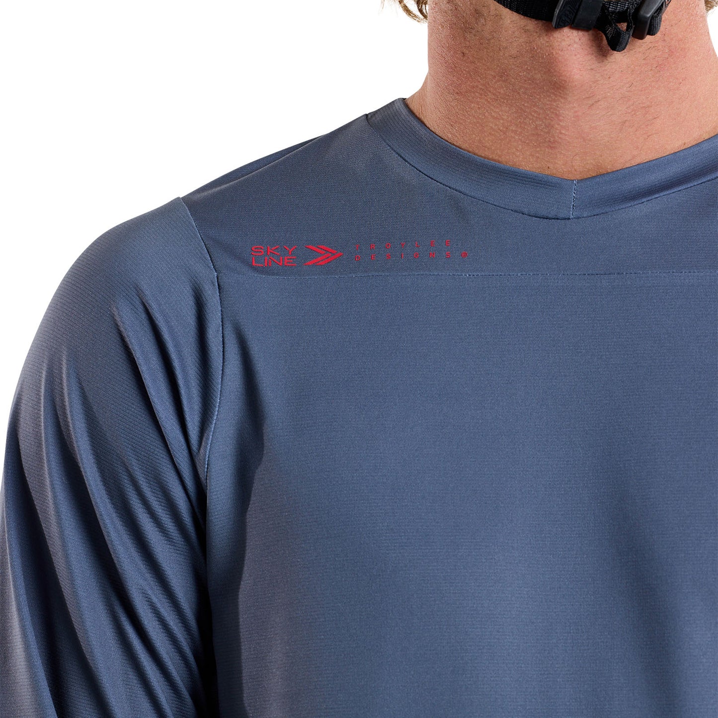 Skyline Long Sleeve Jersey Mono Steel Blue