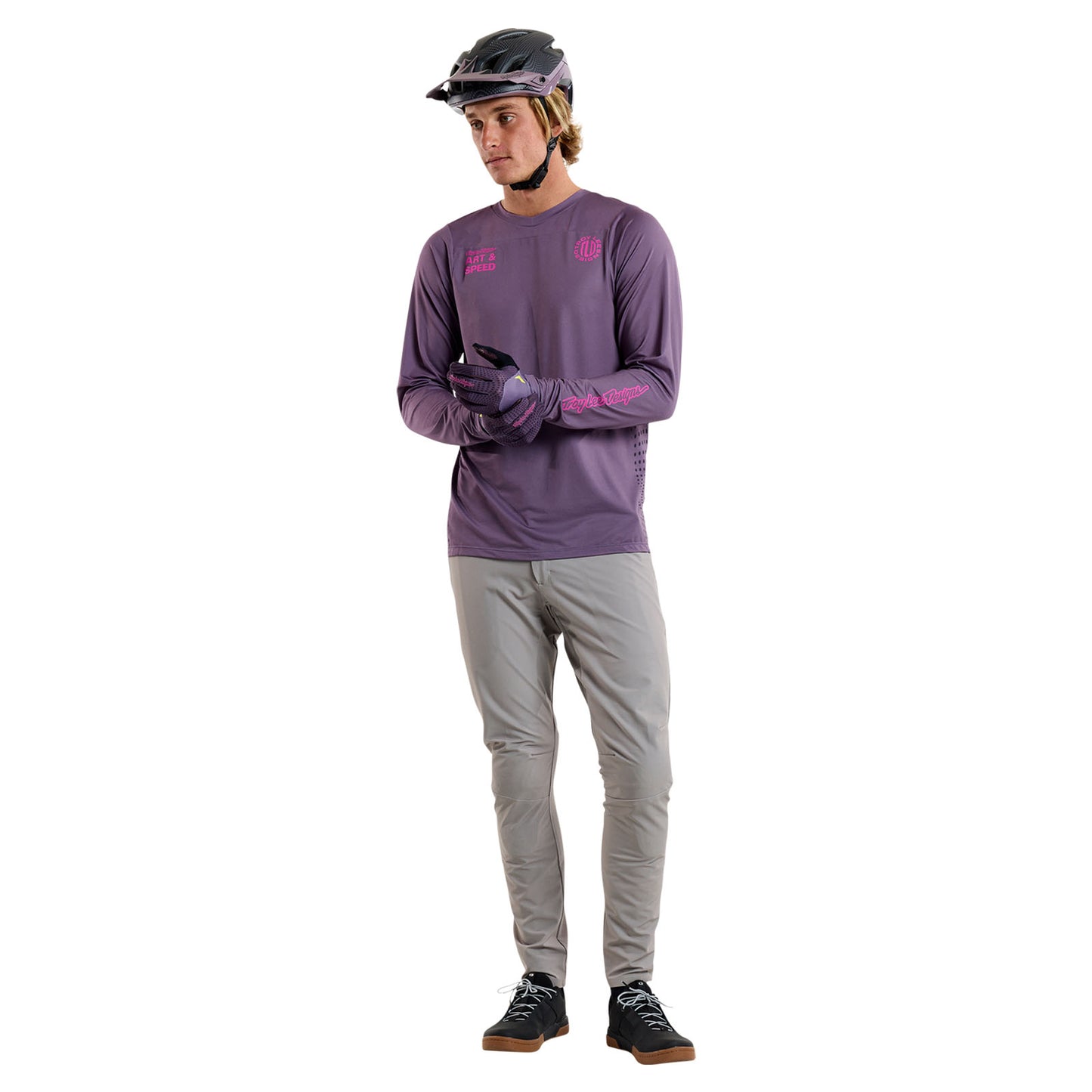 Skyline Long Sleeve Jersey Radioscape Deep Purp