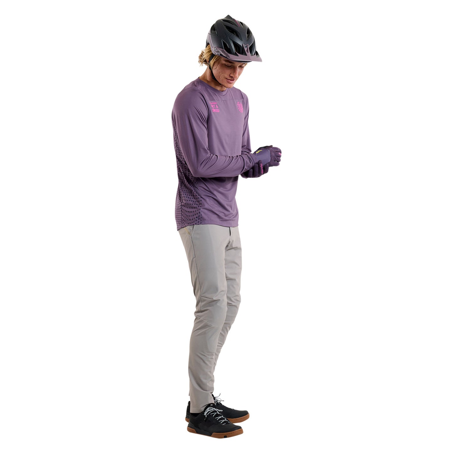 Skyline Long Sleeve Jersey Radioscape Deep Purp