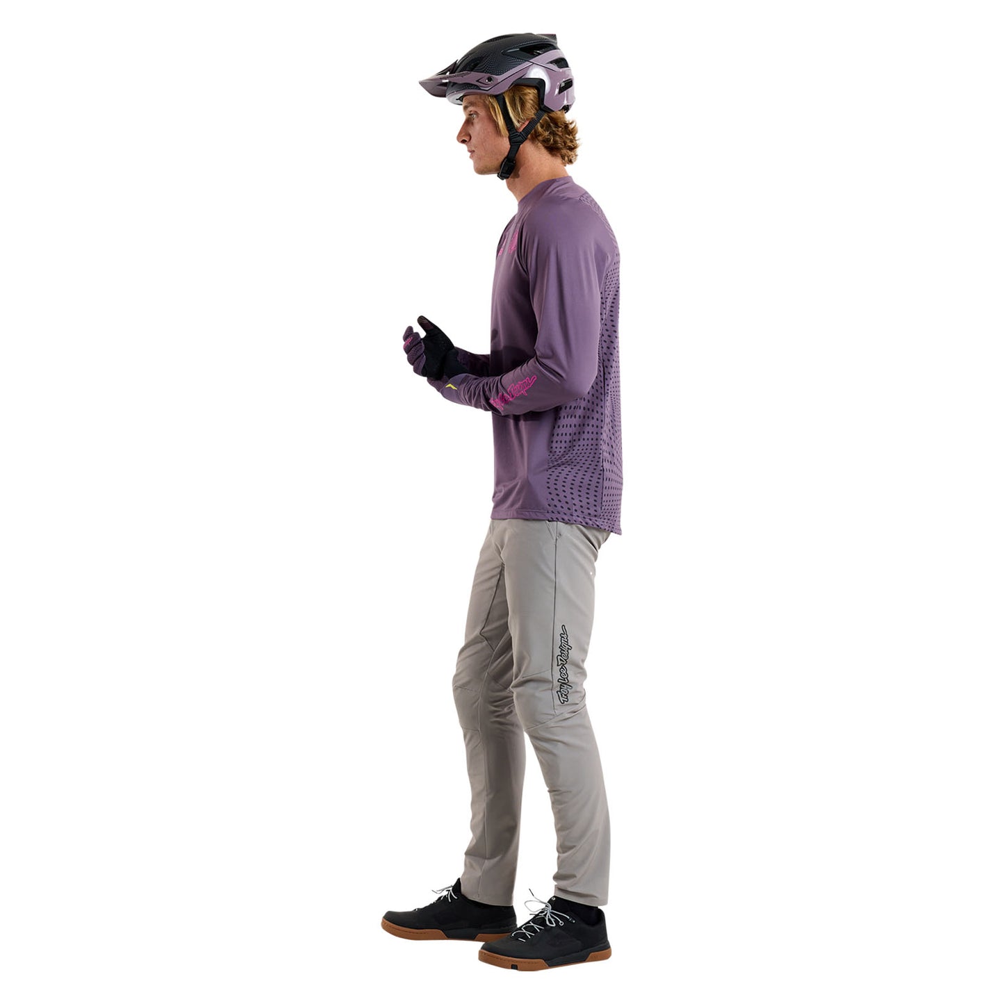 Skyline Long Sleeve Jersey Radioscape Deep Purp
