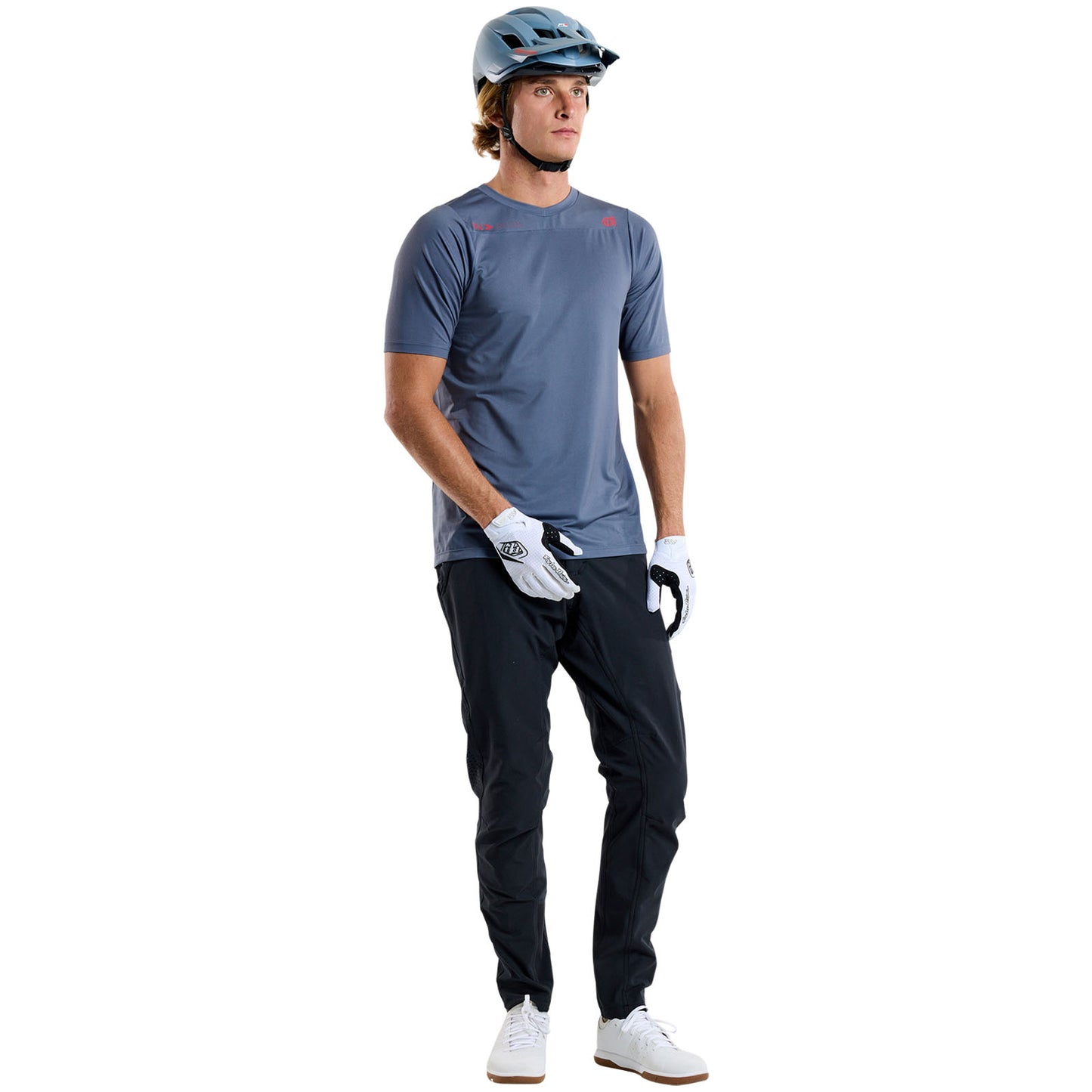 Skyline Short Sleeve Jersey Mono Steel Blue