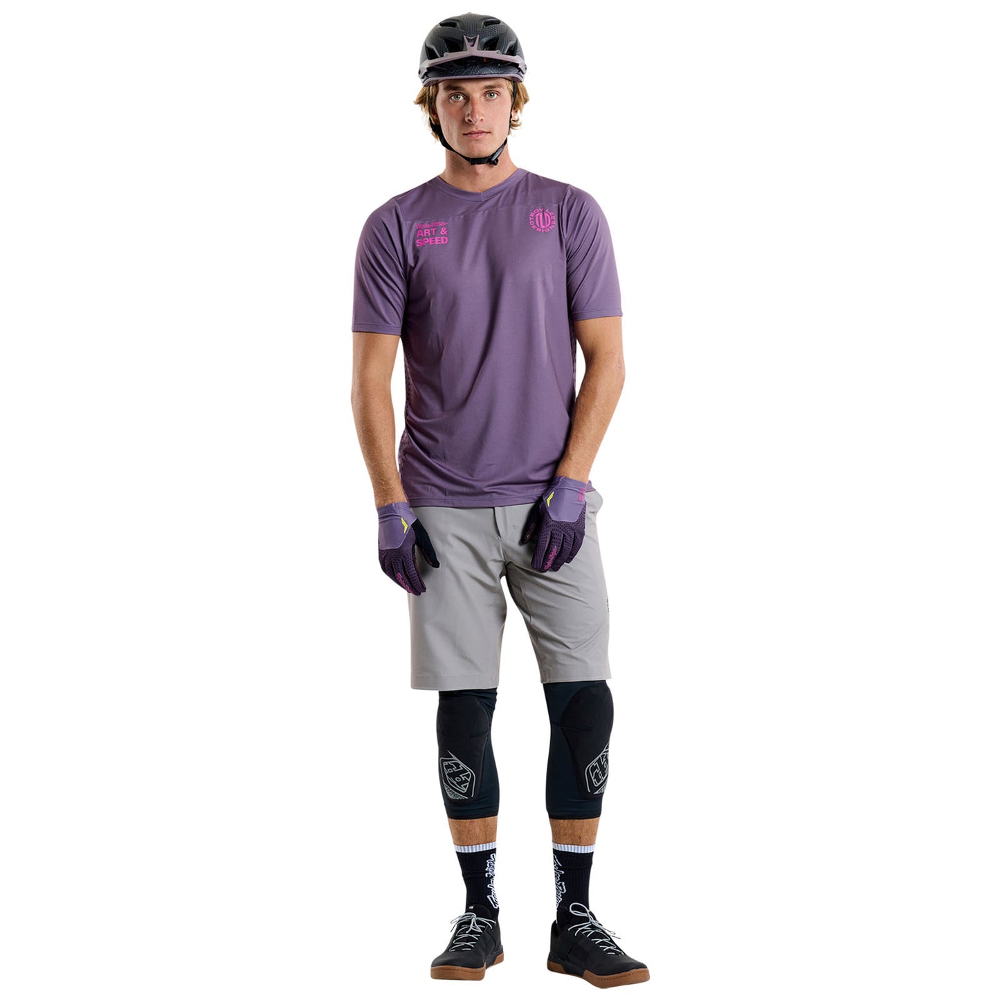 Skyline Short Sleeve Jersey Radioscape Deep Purp