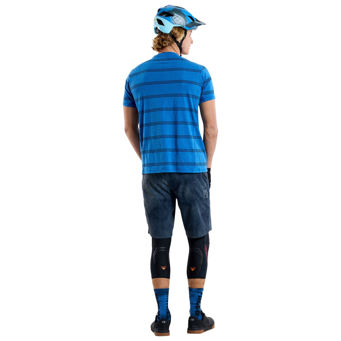 Skyline Short Sleeve Ride Tee Washed Out Cobalt