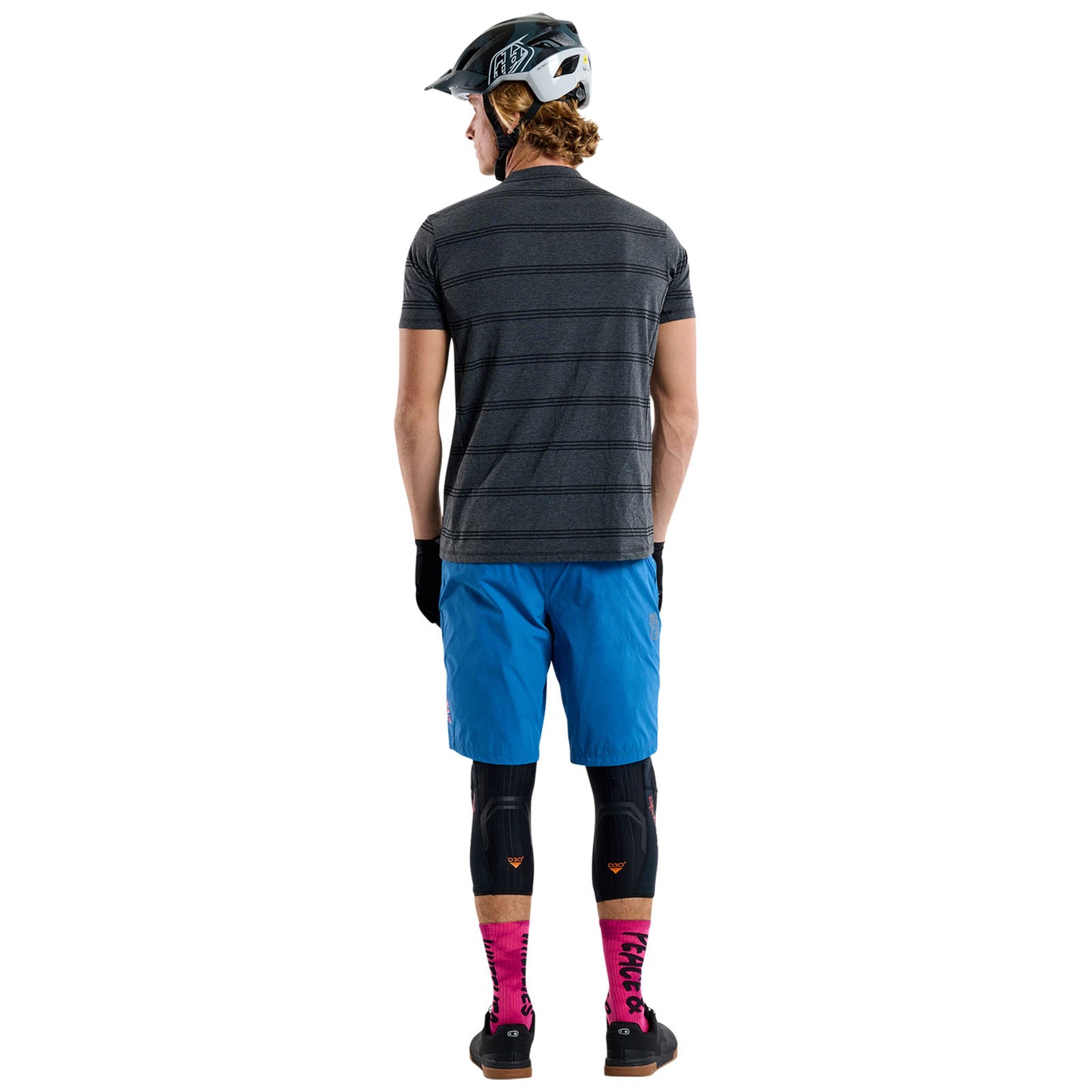 Skyline Short Sleeve Ride Tee Washed Out Dark Cloud