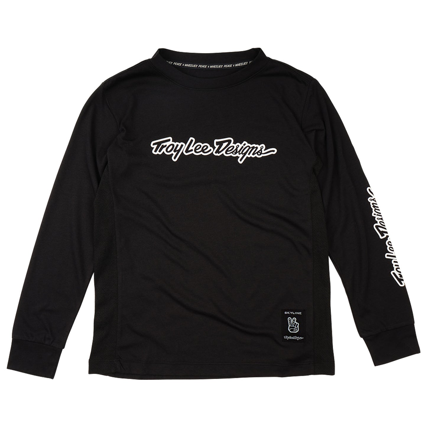 Youth Skyline Ride Long Sleeve Tee Signature Black