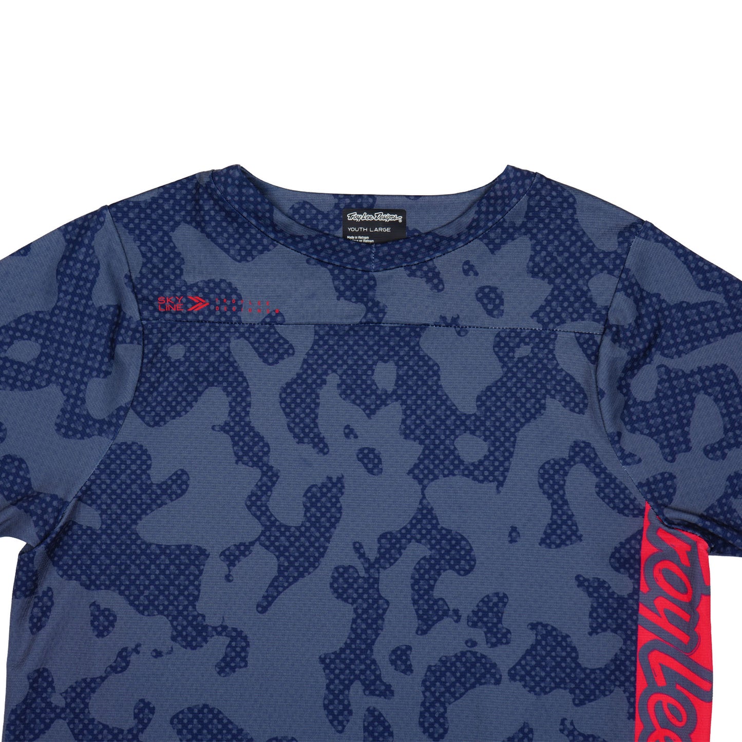 Youth Skyline Short Sleeve Jersey Scrubland Steel Blue