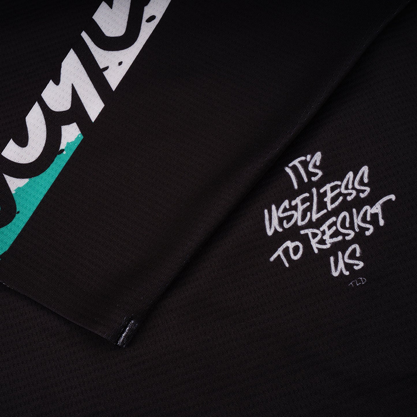 Youth Sprint Jersey Full Pull Black