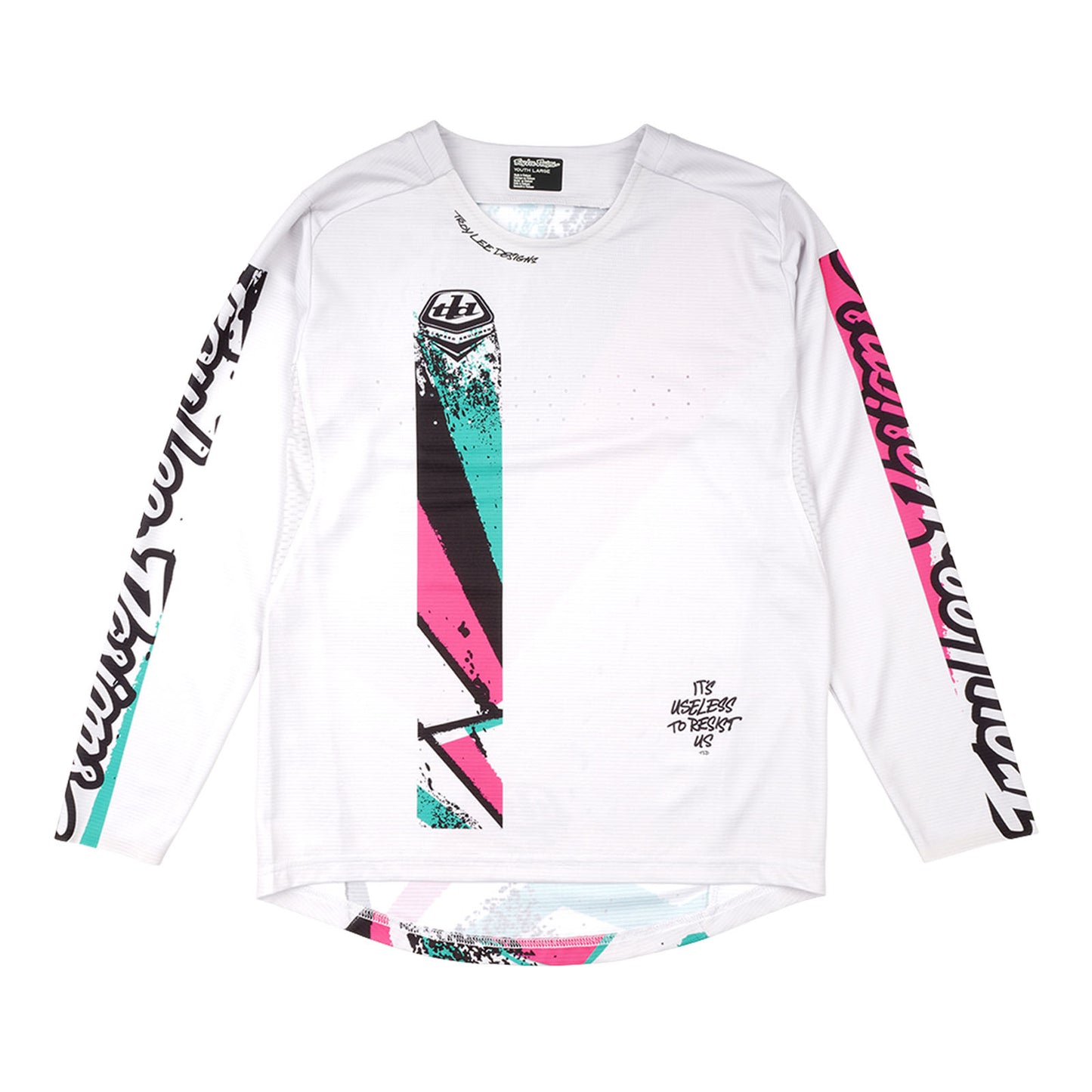 Youth Sprint Jersey Full Pull Chalk