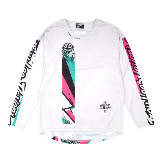 Youth Sprint Jersey Full Pull Chalk
