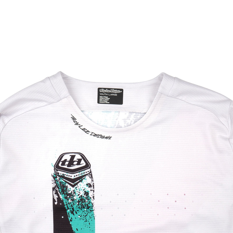 Youth Sprint Jersey Full Pull Chalk