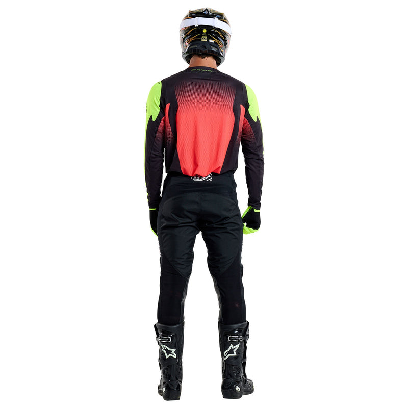 Maillot GP Pro Air Ripple Glo Jaune / Rouge Infra