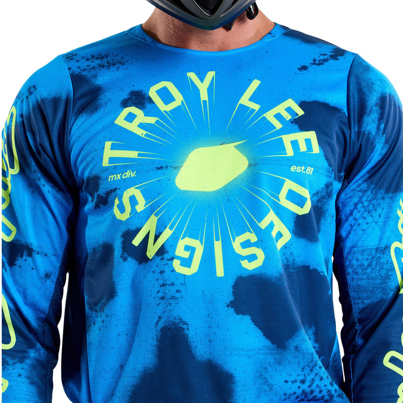 Maillot GP Pro Arrivée Bleu