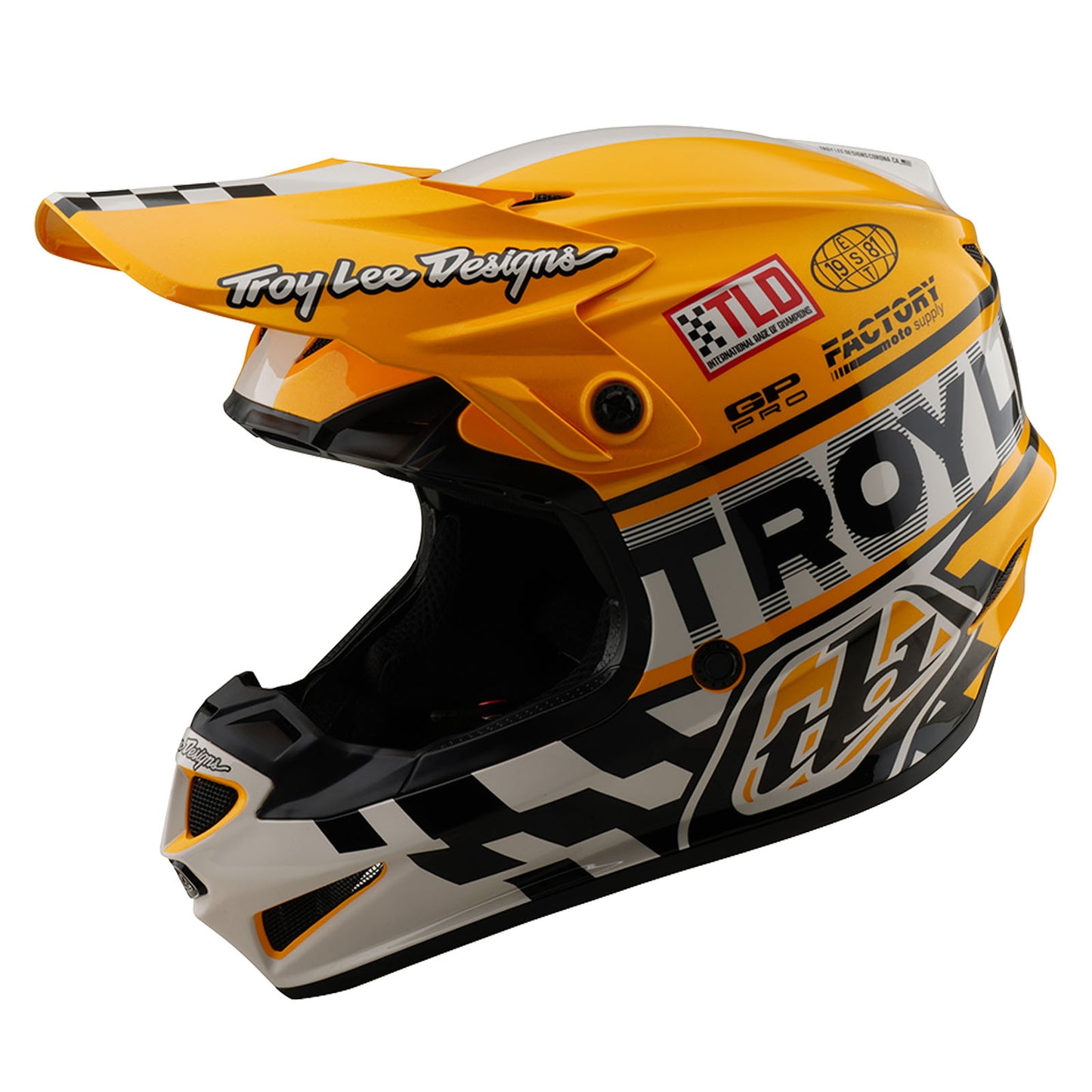 Casque GP Pro Fifty-50 Blanc / Or