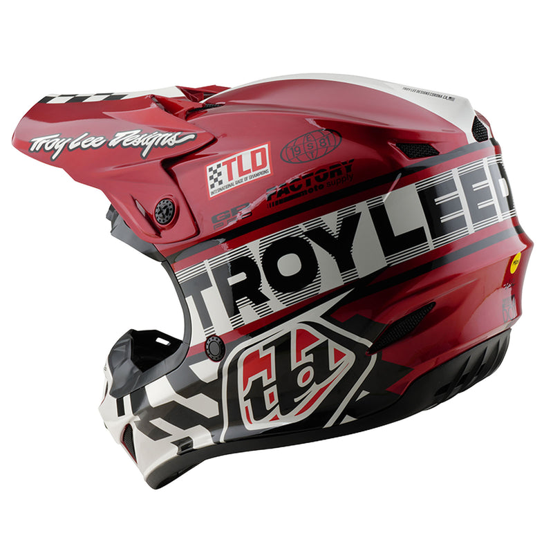 GP Pro Helmet Fifty-50 White / Red