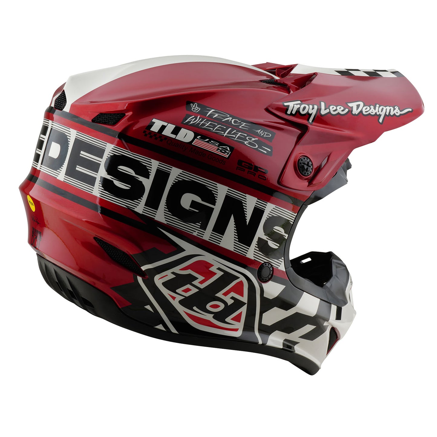 Casque Youth GP Pro Fifty-50 Blanc / Rouge