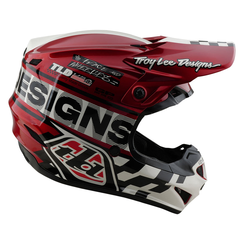Youth GP Pro Helmet Fifty-50 White / Red