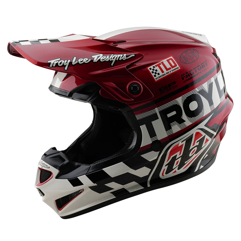 Youth GP Pro Helmet Fifty-50 White / Red