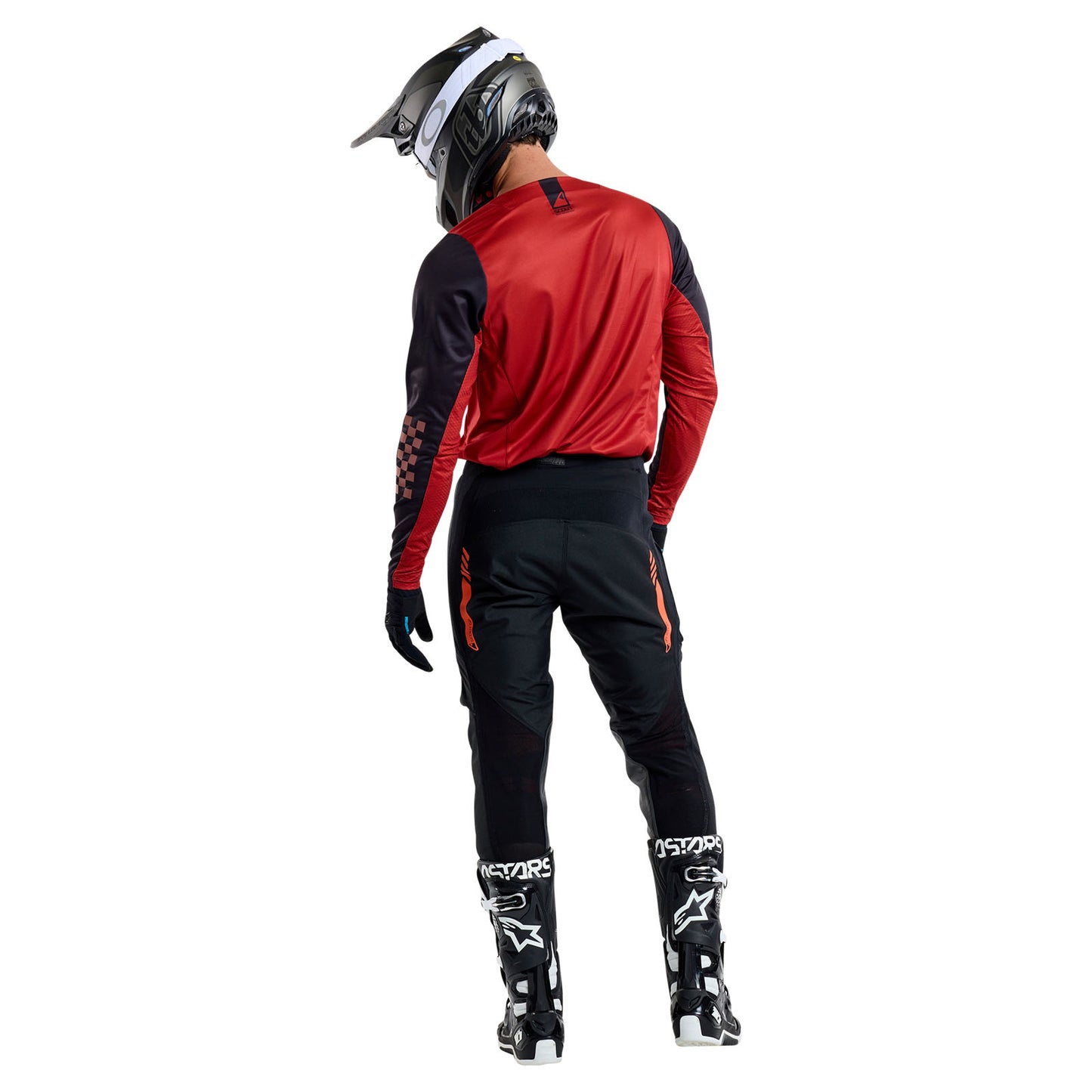 Maillot Scout GP Big Lee Noir / Orange brûlé