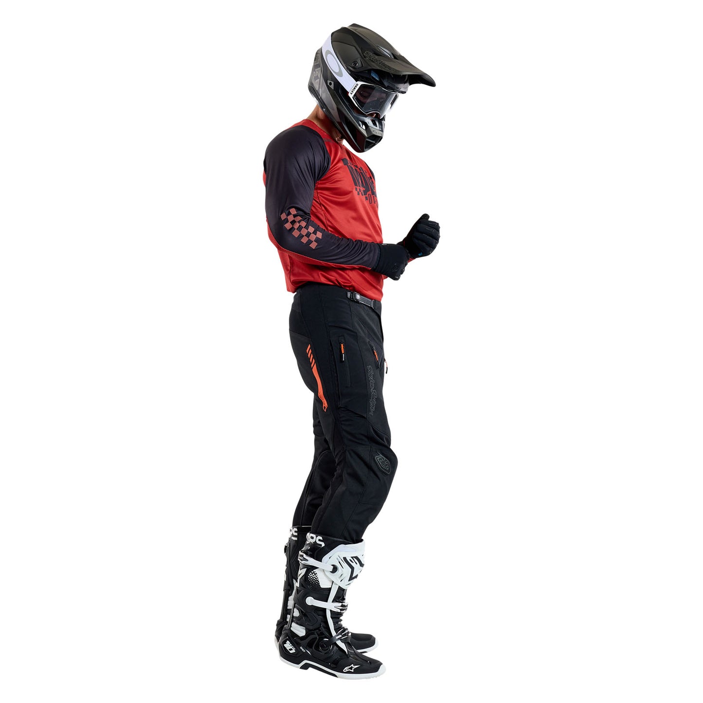 Maillot Scout GP Big Lee Noir / Orange brûlé