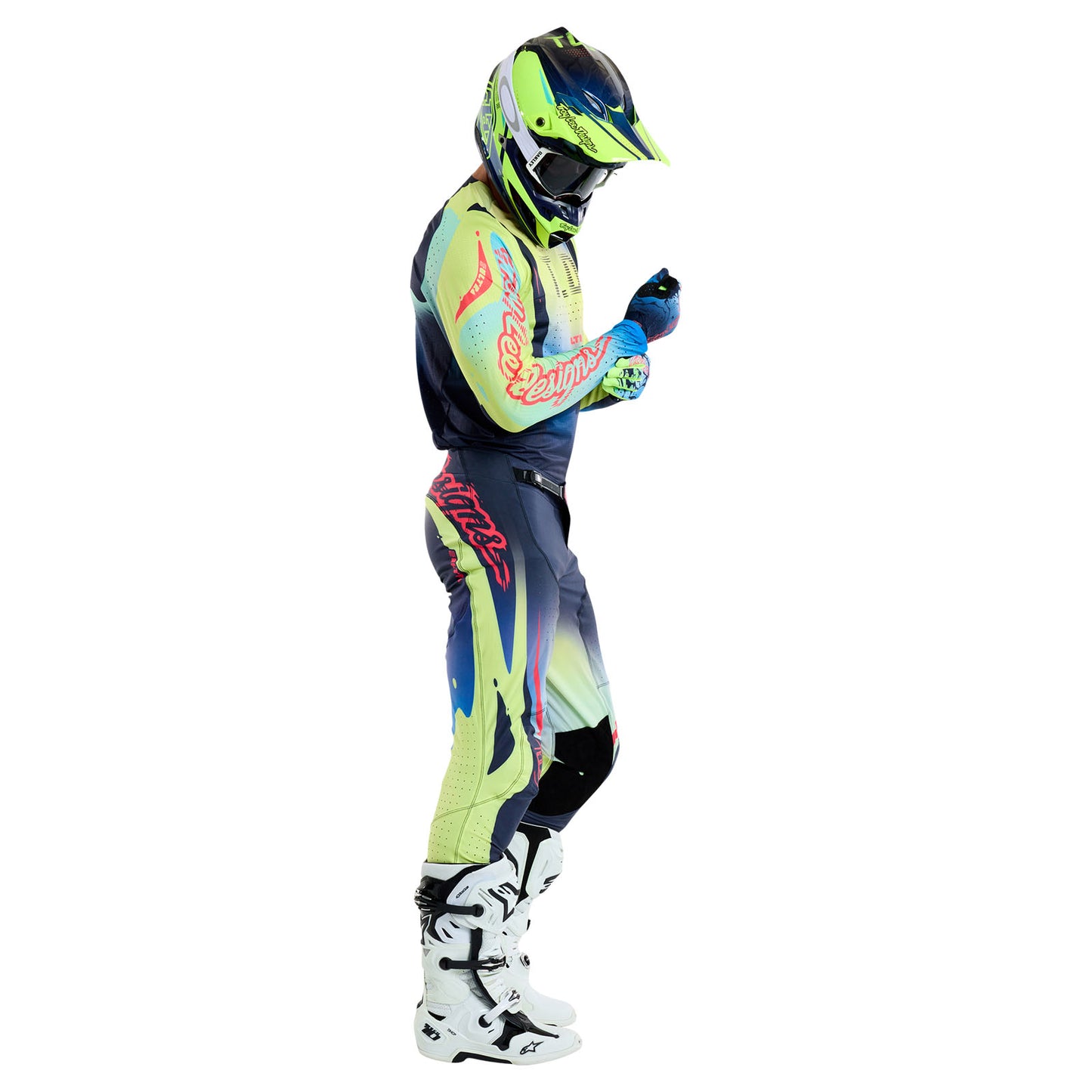 Pantalon SE Ultra Drip Glo Jaune / Bleu marine foncé