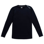 Maillot Lilium à manches longues pour femme, noir uni