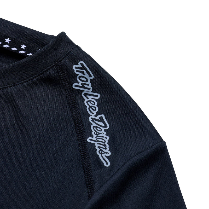 Maillot Lilium à manches longues pour femme, noir uni