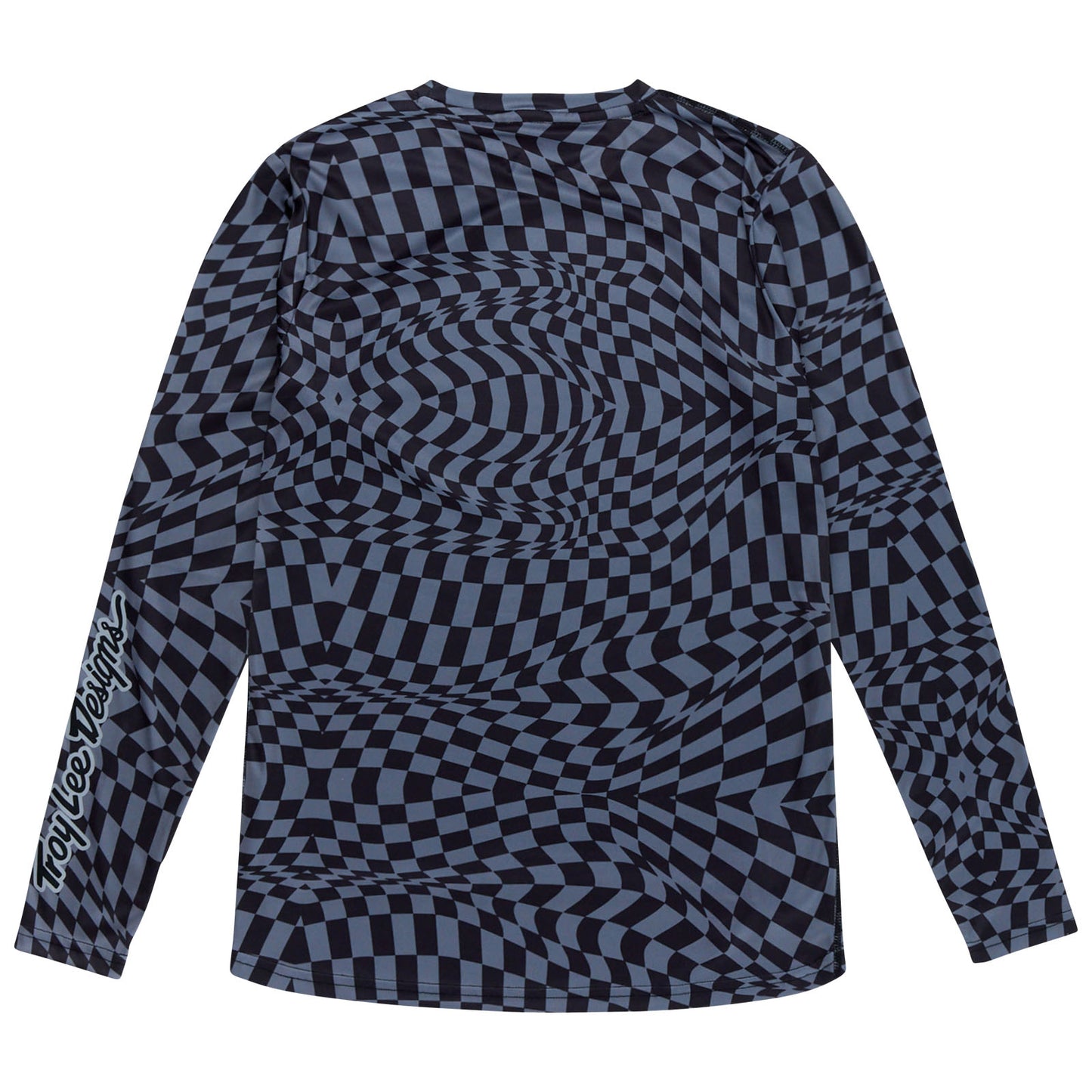 Womens Lilium Long Sleeve Jersey Twisted Checkers Black / Gray