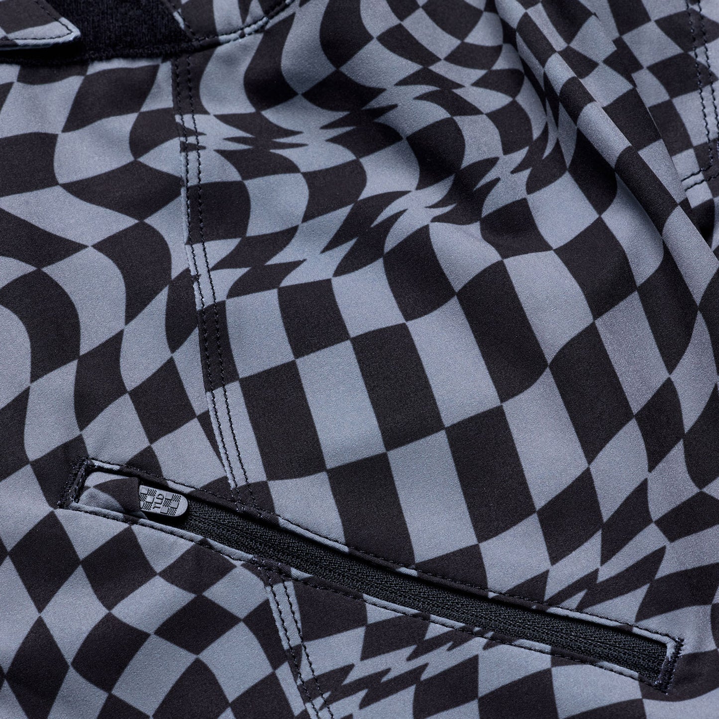 Womens Lilium Pant Twisted Checkers Black