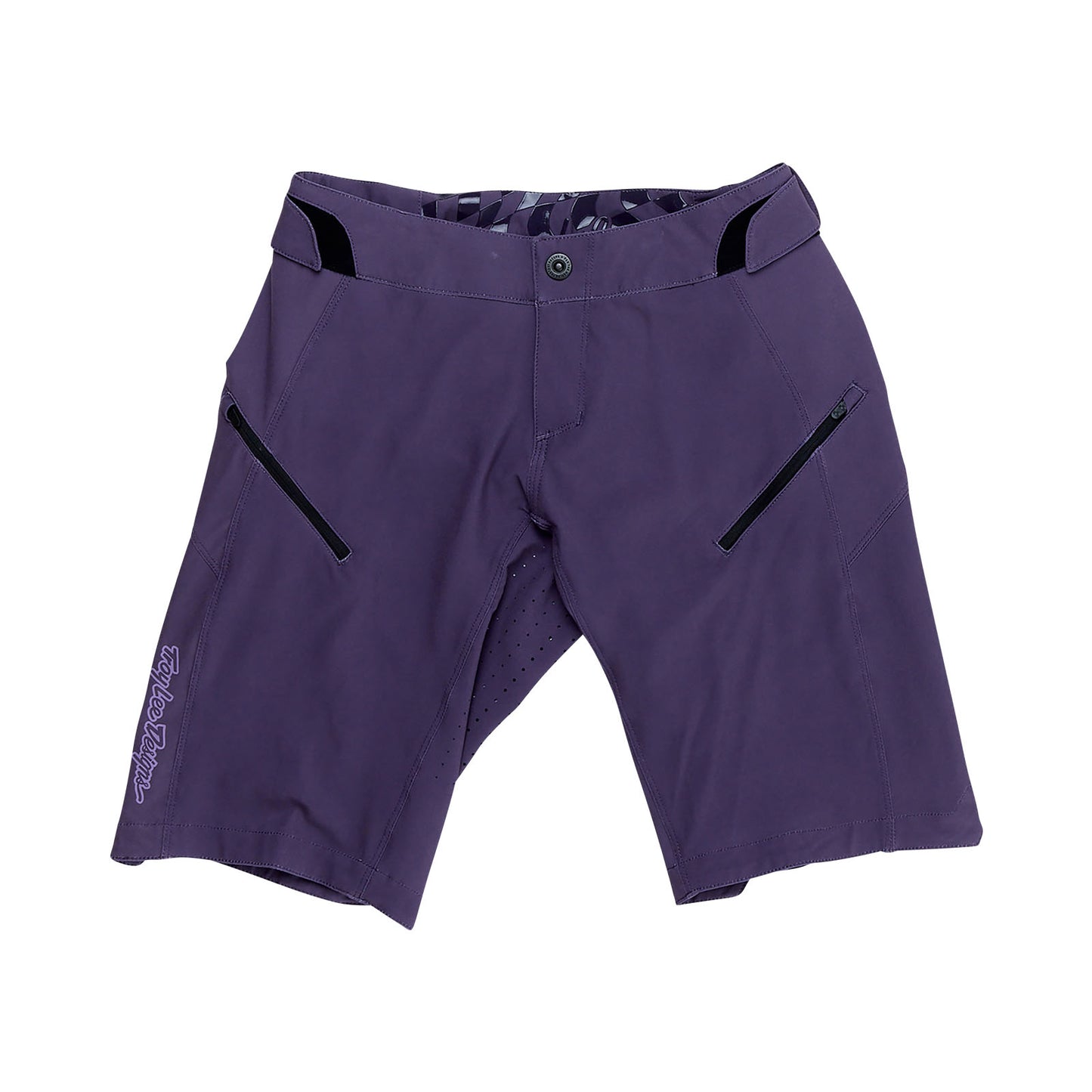 Short Lilium pour femme avec doublure, violet foncé uni