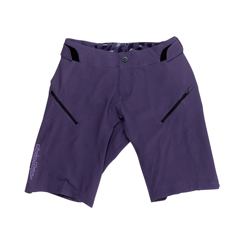 Short Lilium pour femme avec doublure, violet foncé uni