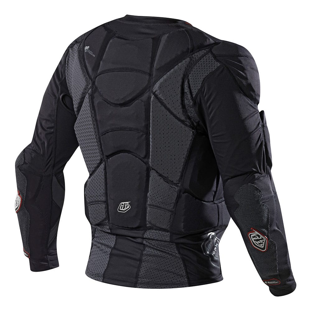 Troy Lee Designs UPL7855 HW Black Upper Body Protection Back View