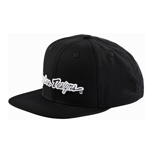 Snapback Hat Signature Black / White