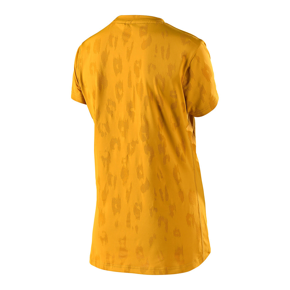 Womens Lilium SS Jersey Jacquard Honey