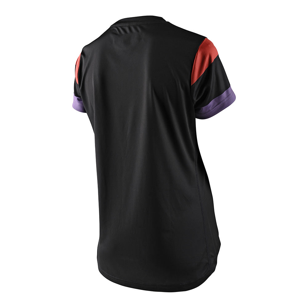 Womens Lilium SS Jersey Rugby Black