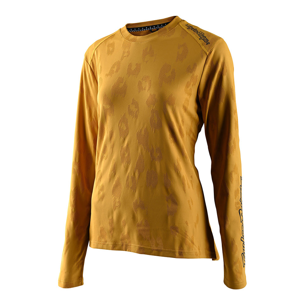 Womens Lilium LS Jersey Jacquard Honey