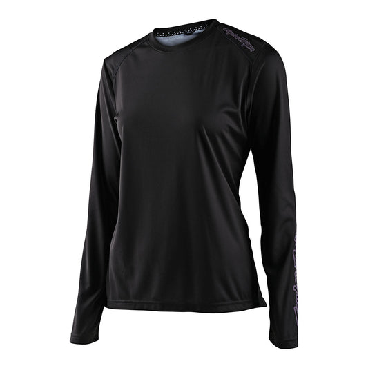 Womens Lilium LS Jersey Solid Black