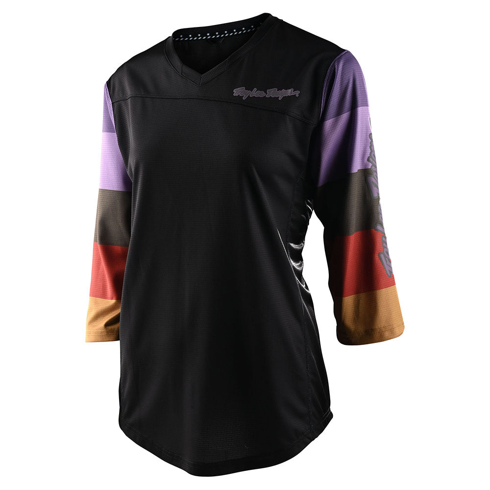 Maillot de rugby Mischief pour femme, noir