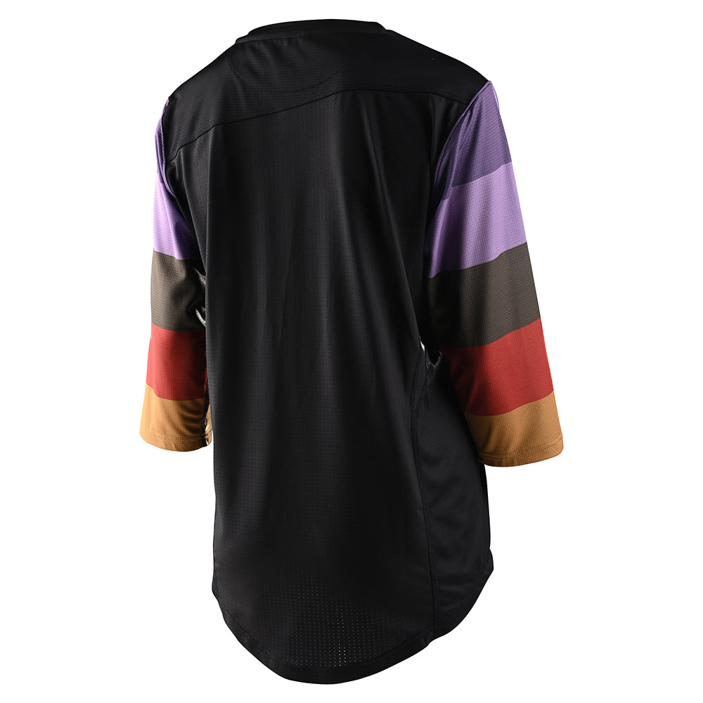 Maillot de rugby Mischief pour femme, noir