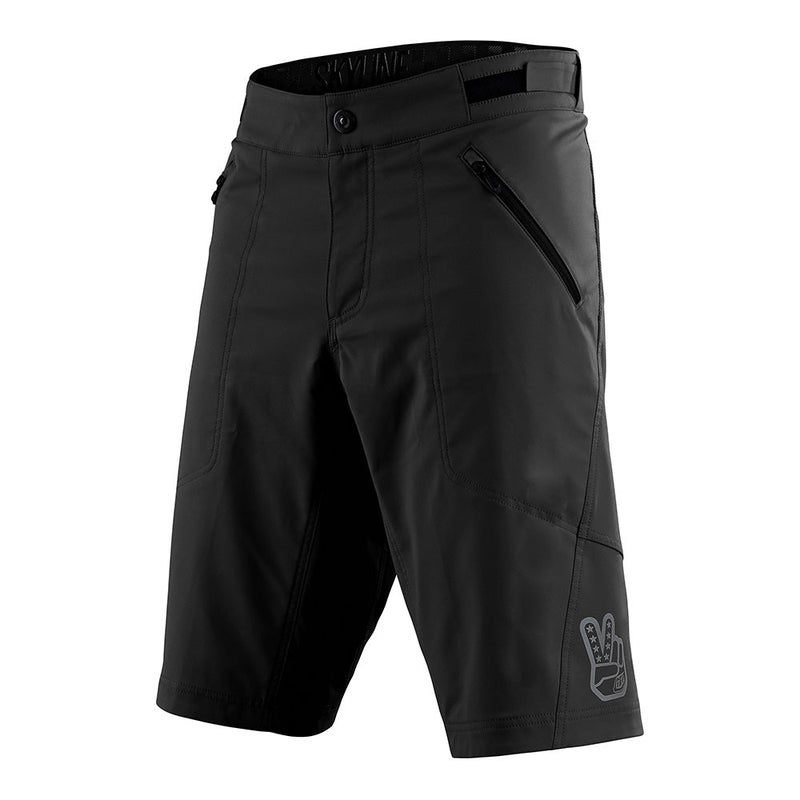 Short Skyline sans doublure noir uni