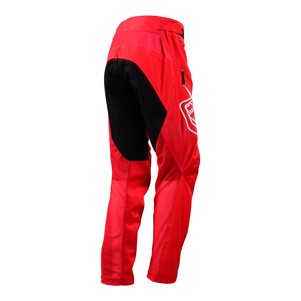 Pantalon de sprint pour jeunes, rouge uni